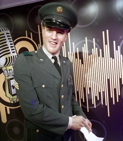 Wax figure of Presley in Madame Tussauds Museum